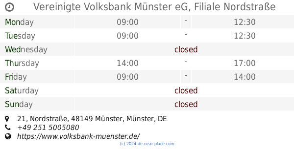 opening times, contacts