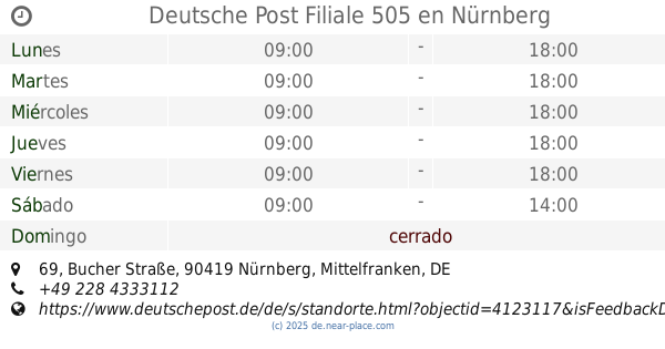 deutsche post filiale 505 neubrandenburg